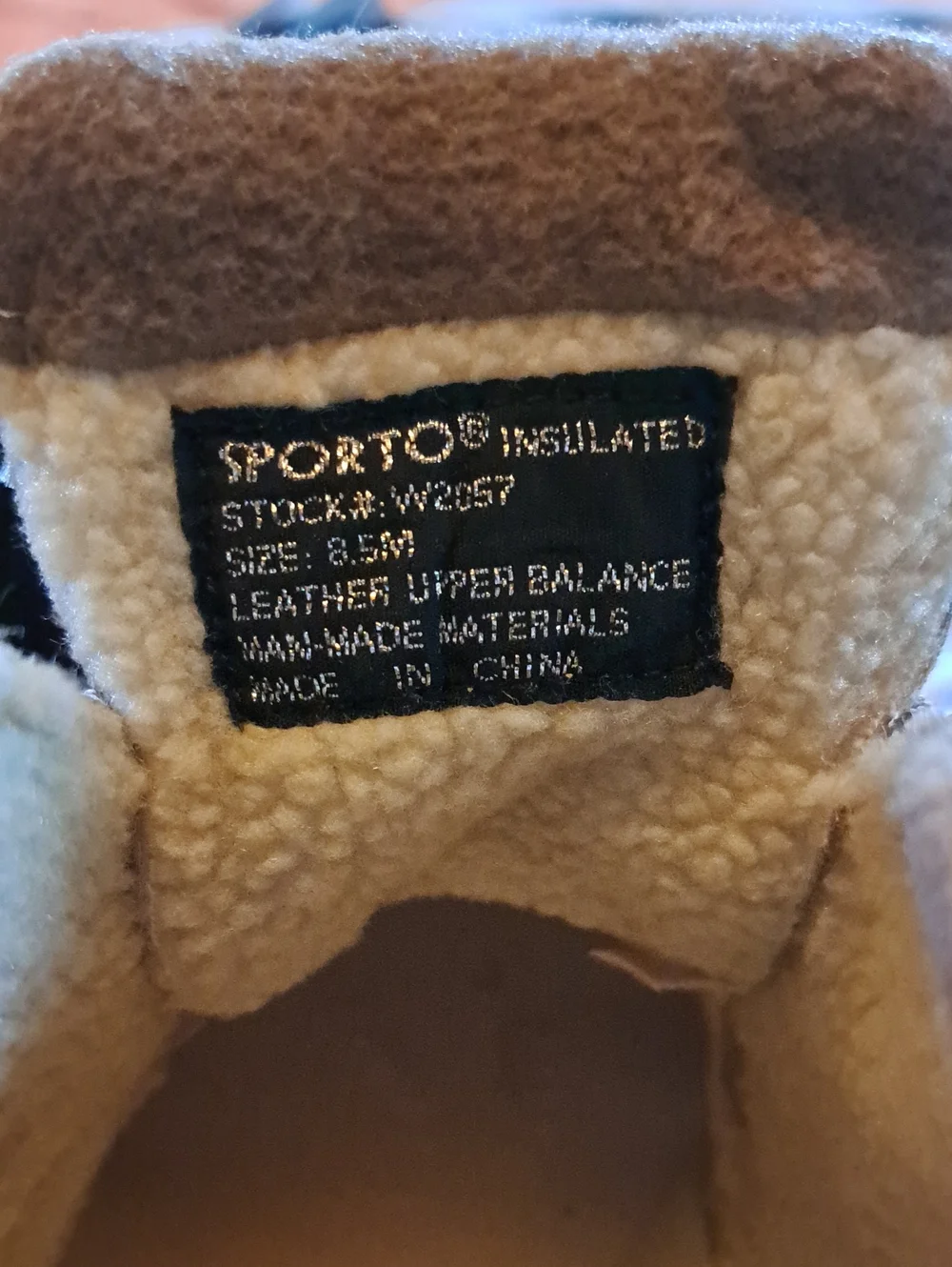 NWT Sporto Classic 100 Tan Insulated Boots 8.5 M